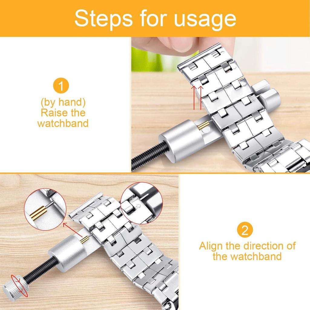 Watch Band Adjustment & Repair Tool Kit - 38 Pieces