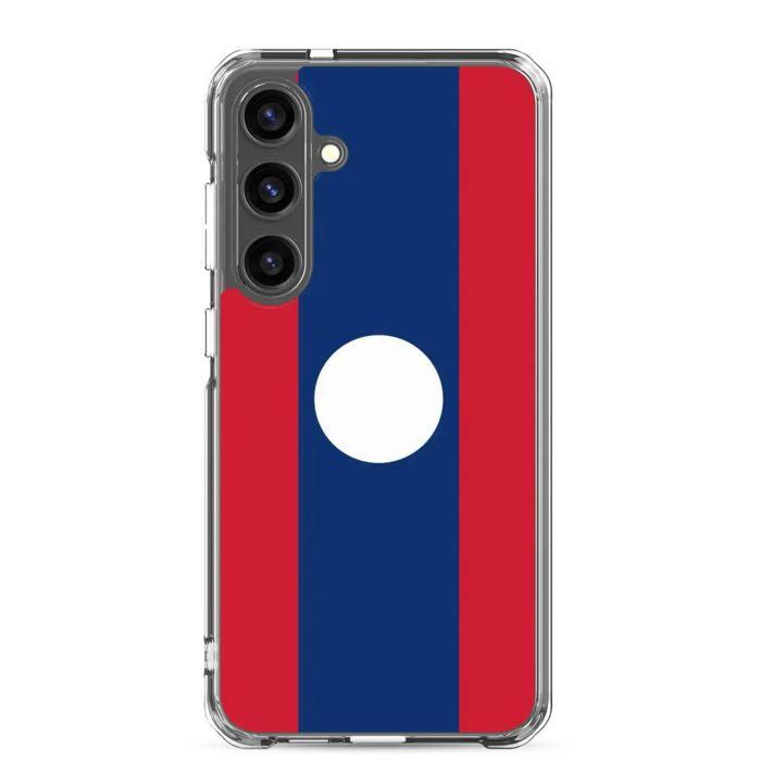 Coque Téléphone - Samsung - Galaxy S21 Plus - Drapeau Laos - Souple - Flerfarget