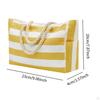 Chic Beach Tote Purse with Secure Closure for Ladies