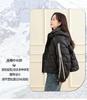 Winter new versatile hooded short jacket with thick fleece for women