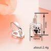 Love Cat Claw Earrings Female, Dripping Oil Cute Sweet Earrings, Daily Matching Exquisite Jewelry