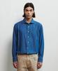 PRODESHIRT [Regular] Natural Denim Wide Collar Shirt (Blue)