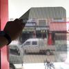 Fenster Sonnenschutz Aufkleber Decals Schwarzes PVC Sonnenschutz mit Löchern Auto Außen 2x