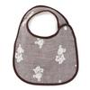 Hiorie Made In Japan Gauze Baby Bib with Bear Baby Baby For Newborns To 2 Years Old (Hiorie) 4-Layer Pattern, Brown, Bib/Apron, Gift,