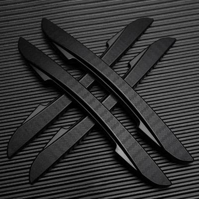 4PCS Door Mirror Cover Anti-collision Protection Strip, Silicone Sticker, Side Protection, Anti Scratch and Anti Scratch Strip