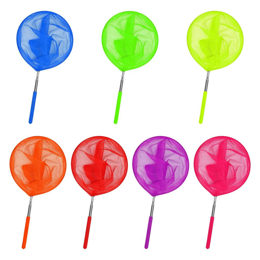 Kids Fishing Net Telescopic Stainless Handle Fish Landing Net for Safe Catching Freshwater Saltwater Fishing Equipment