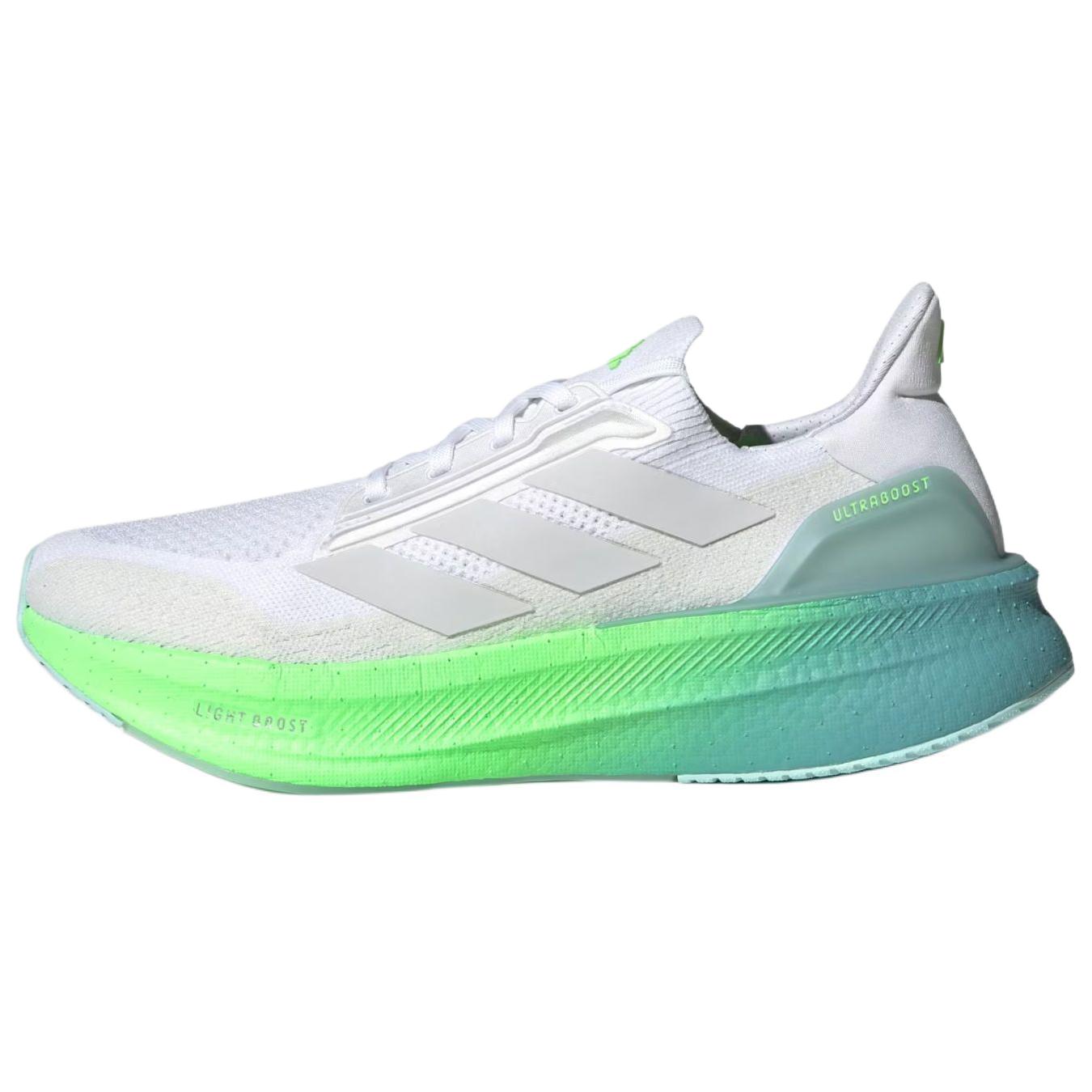 adidas UltraBoost 5X White Lime Burst Men Sneakers Cloud-White Dash-Grey JQ2919 42
