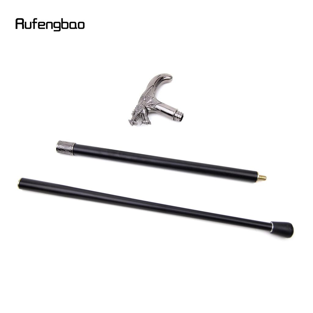 Dinosaur Lizard Walking Cane Fashion Decorative Walking Stick Gentleman Elegant Cosplay Cane Knob Crosier 93cm