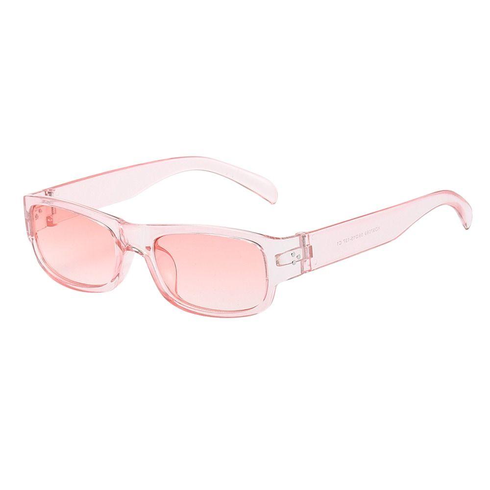 UV400 Protection Black Shades Narrow Square Frame Driving Glasses  for Women Men