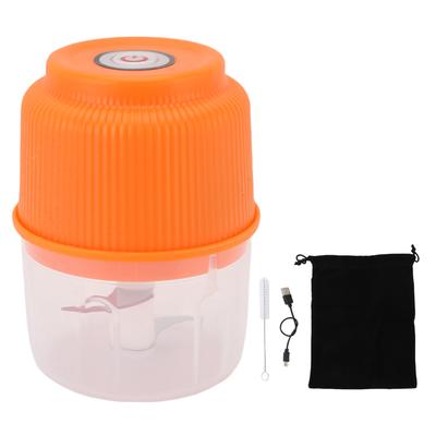 Electric Garlic Chopper 260ml 2 Blades Portable Veggie Chopper Garlic Grinder Small Food Processor