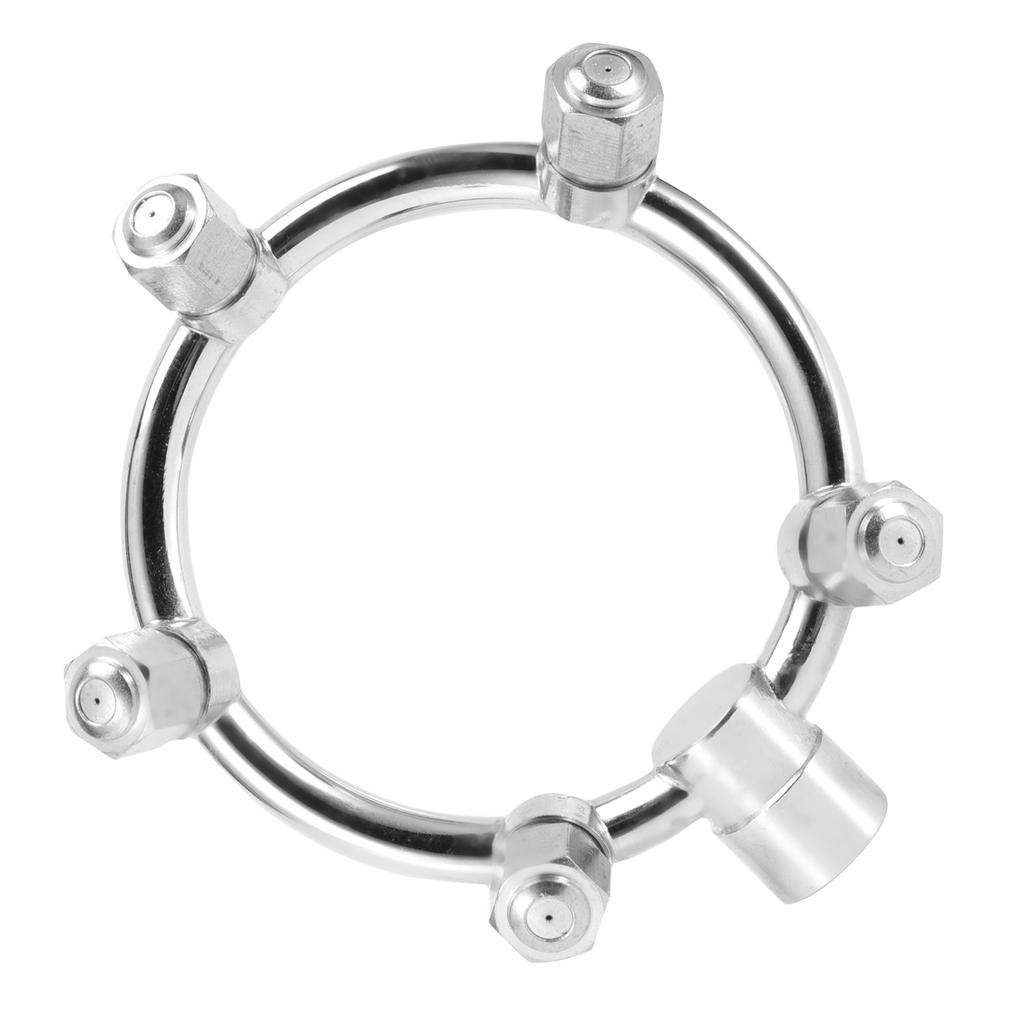 G1/4 Innvendig gjenge Dusdyse 5 Hoder Sirkulær Hage Fuktighetsskapende Rund Atomiseringsdyse