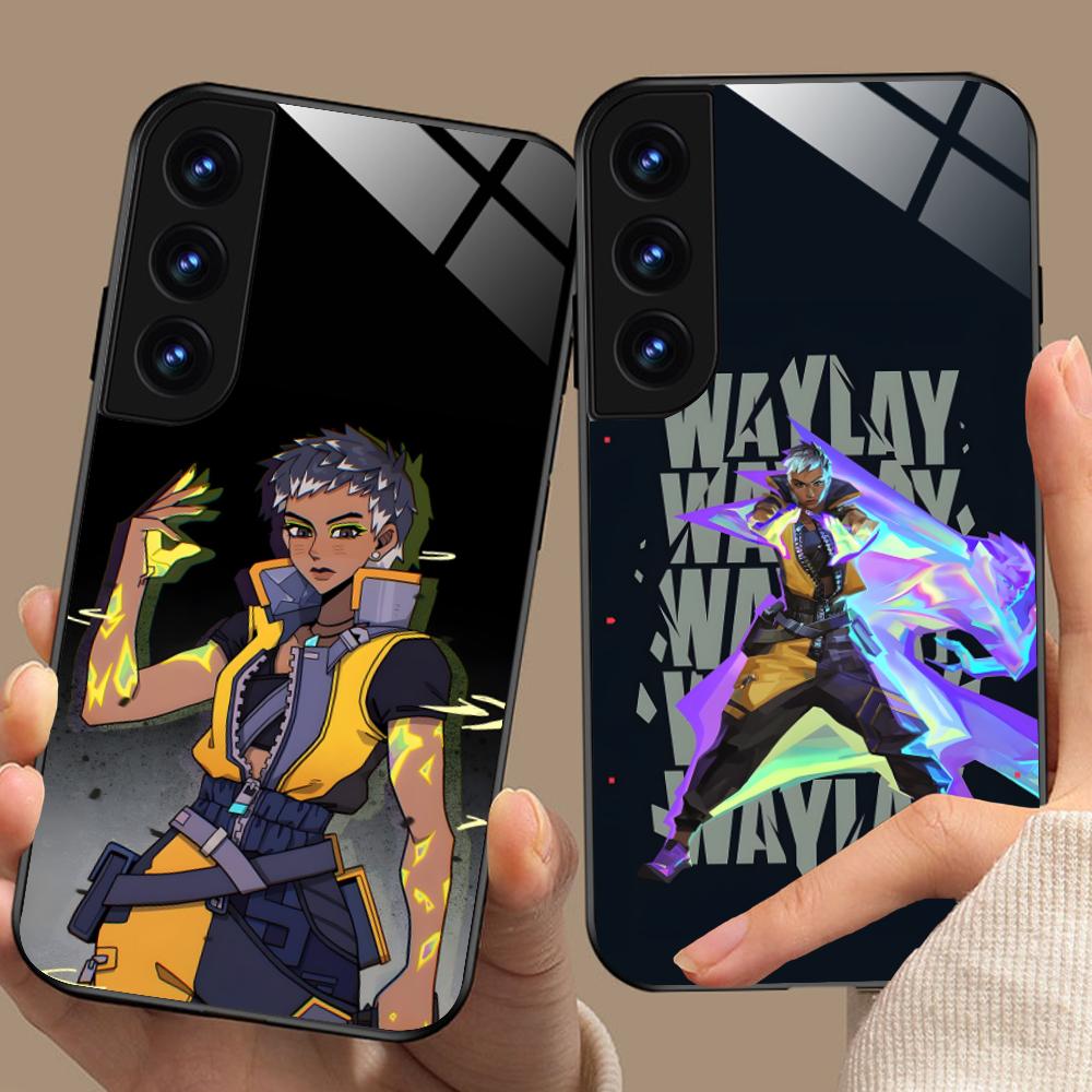 Valo Waylay Phone Case for Samsung Galaxy S26 S25 S24 S23 S22 S21 S20 Note20 Plus FE Ultra Glass Protective Cover