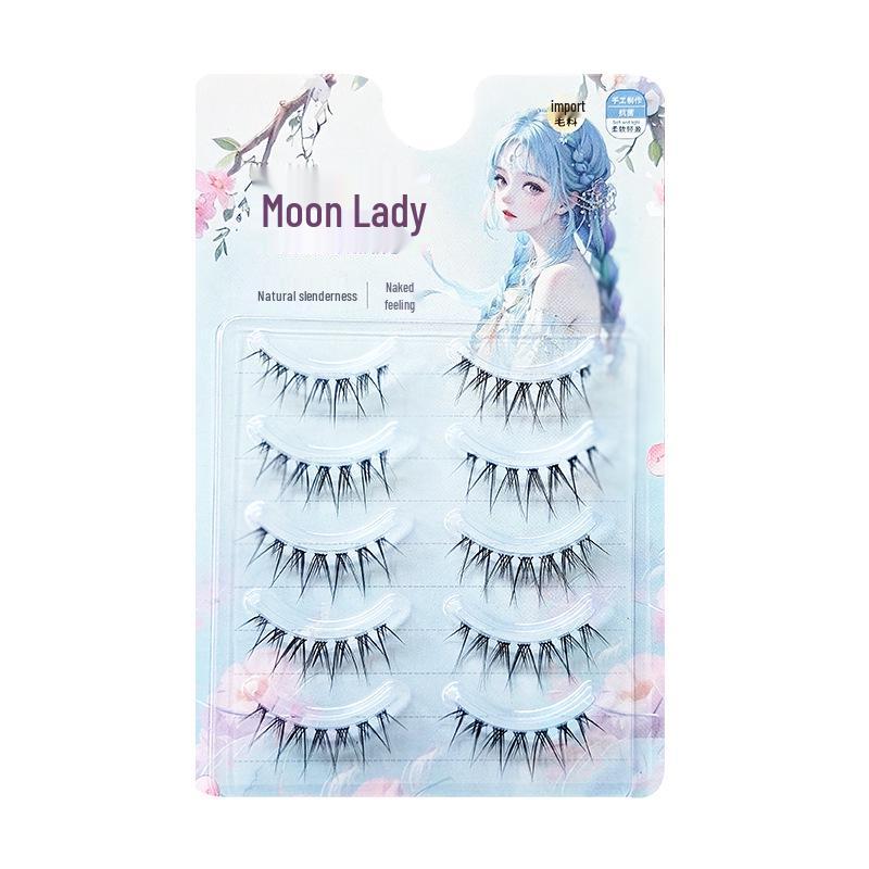 

Yuejiao Niang Cat-eye Manga Barbie False Eyelashes, Mixed-Race Look, Full Strip, Photogenic Natural Finish.