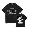 2026 Nessa Barrett Camiseta High on Heaven Algodón Puro Moda Casual Hip-hop Alta Calidad Tops para Fans Camisetas Gráficas Manga Corta