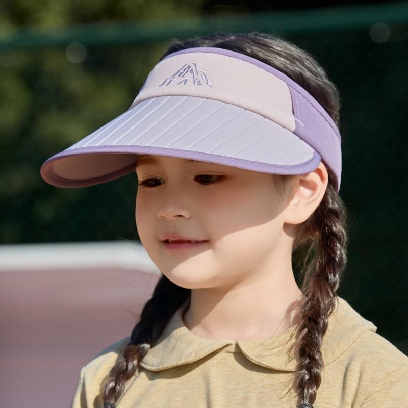 Foldable Empty Top Sun Protection Hat Boys And Girls Children'S Hat Big Brim Versatile Outdoor Uv Protection Sun Hat