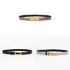 Genuine Leather Belt For Women With Smooth Buckle And Versatile Style For Daily Use