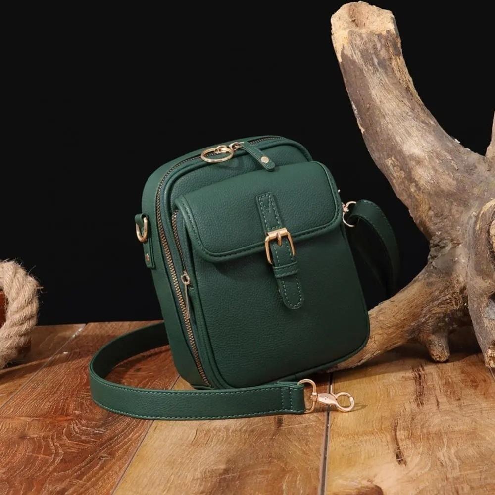 Mit verstellbarem abnehmbarem Riemen Crossbody Ledertasche Leder Handy Handtasche Geschenke