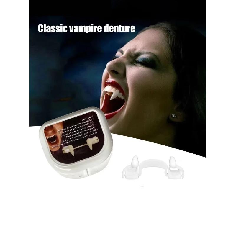 Zombie Vampire Teeth, Cosplay Props, Halloween Bloody Dentures, Costume Party Artifacts