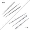 3Pcs/Set Convenient and Durable Piercing Tool Stainless Steel Insertion Taper for Navel Body Stretching Piercing Kit