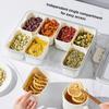 4/8 grid food grade split plates with lids,nut storage boxes, nacks,refrigerator fruit storage boxes,parties,weddings,Christmas