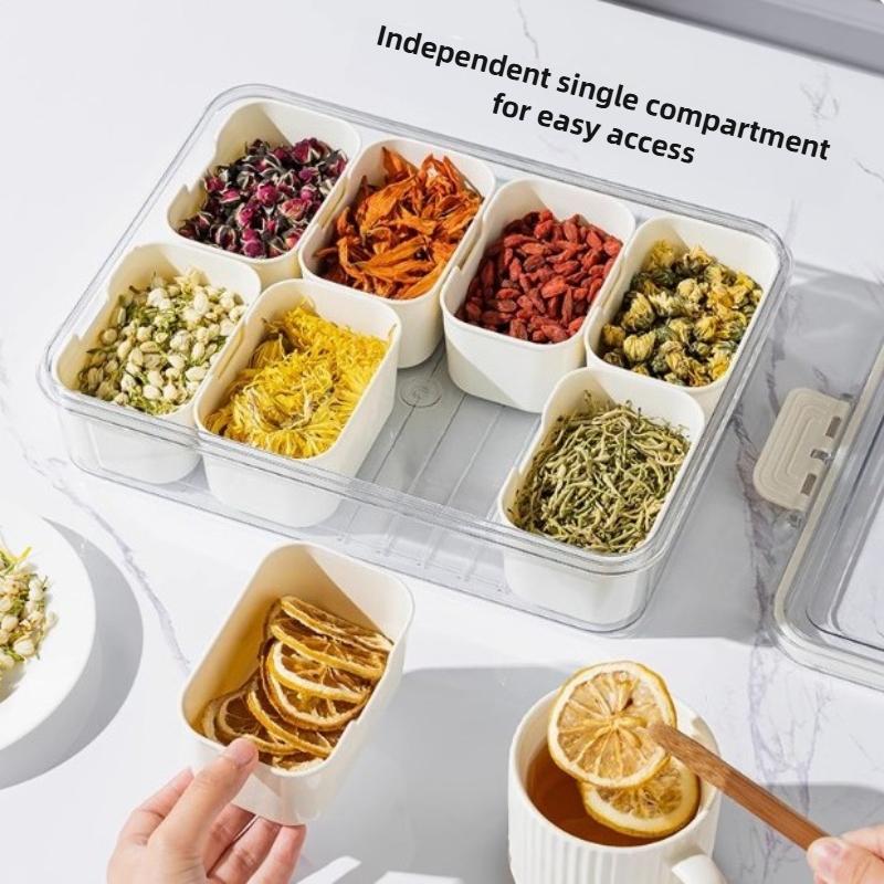 4/8 grid food grade split plates with lids,nut storage boxes, nacks,refrigerator fruit storage boxes,parties,weddings,Christmas