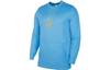 Sweatshirts Men's Blue Crew Neck Moderate Other DM5999-412