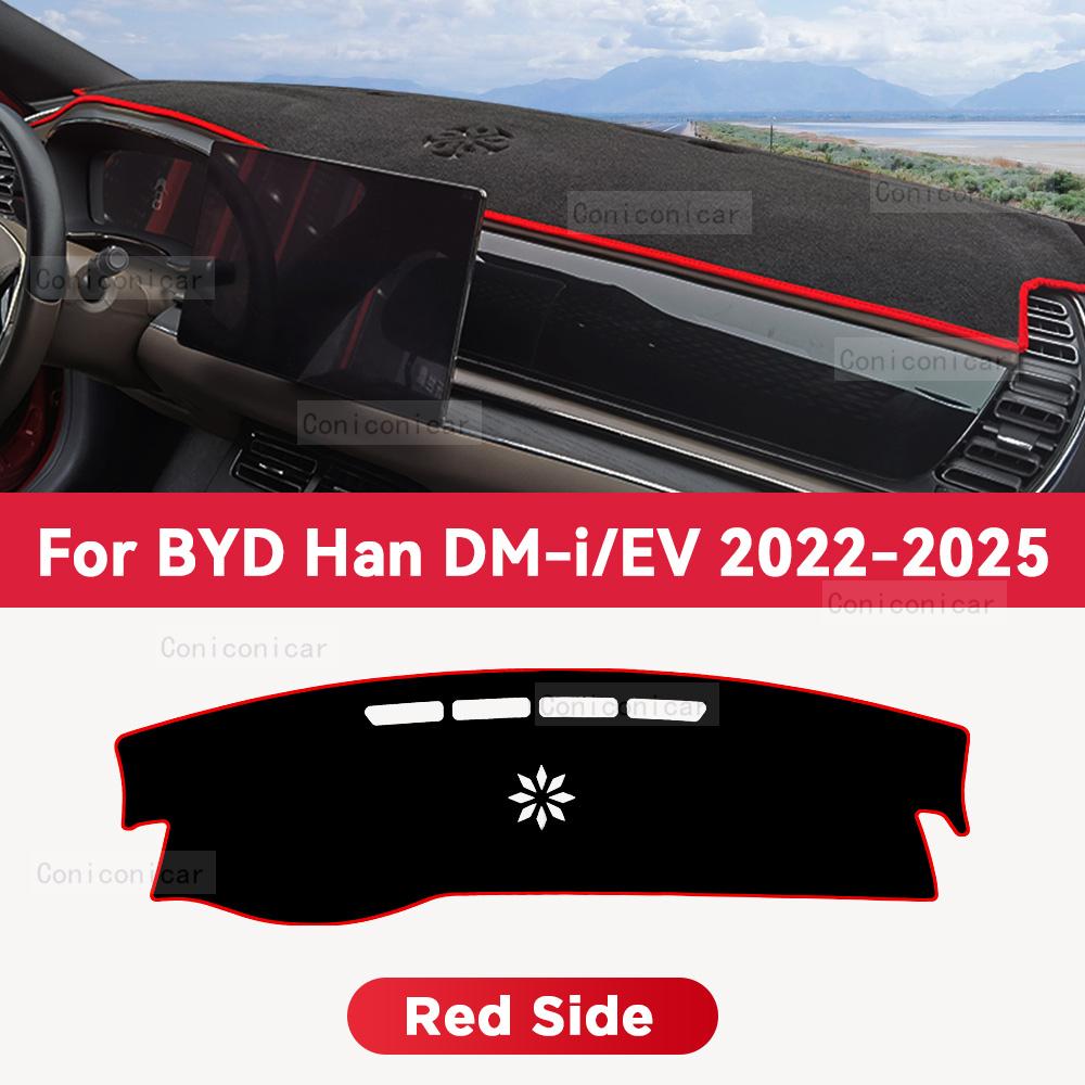 For BYD HAN DM-i EV 2025 Car Dashboard Cover Mat Sun Shade Pad Avoid Light Mat Instrument Carpet Protection Accessories