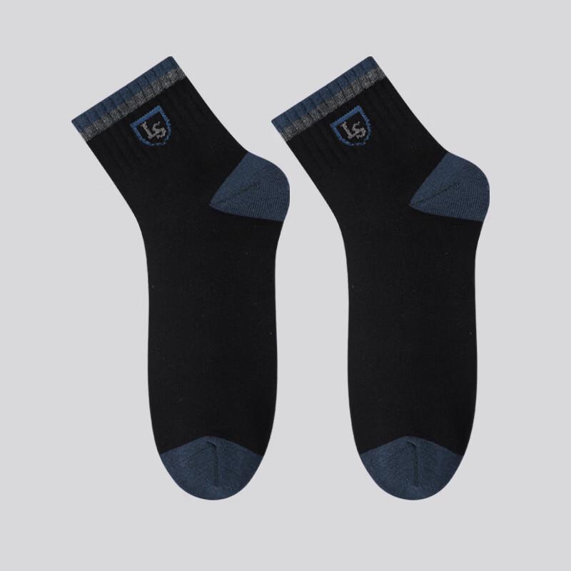 LangSha Men s Odor-Resistant Sweat-Absorbing Mid-Calf Sports Socks