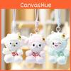 Plush Sheep Toy For Girls Gift Kids Bag Charm With Polyester Fiber Material