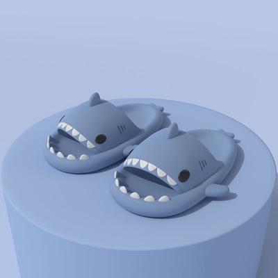 Summer Slippers Female, Lovely Shark Shape, Slides, Outdoor Women Shoes, Flip Flops, Men Couples, Cartoon EVA
