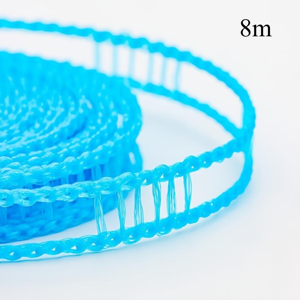 

1 шт. Нековзна та вітрозахисна мотузка для білизни, мотузка для сушіння ковдри в стилі паркану, без свердління отворів, вулична мотузка для білизни