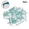 50/100pcs Home Mixing Nozzle AB Glue Epoxy Resin For AB Mixing Tube Green Transparent Mixing Nozzle Static Mixer