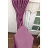Ready To Use Sea Sparse Pleated Fund Curtain Purple