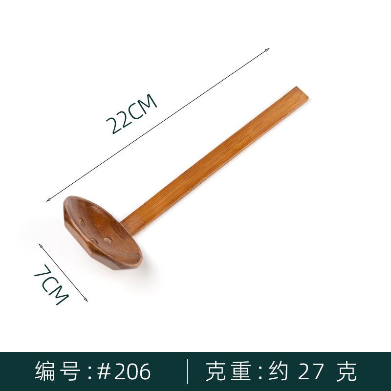 1pcs Ramen Soup Spoon Japanese Noodles Shop Spicy Soup Spoon with Holes Wooden Kitchen Large Spoon Dinnerware Cooking Utensils