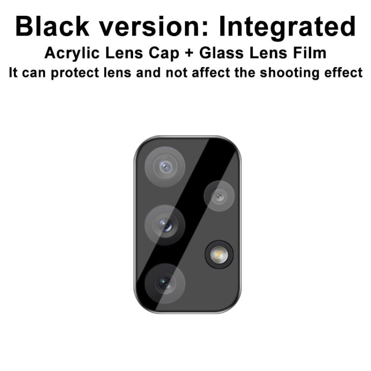 imak Integrated Rear Camera Lens Tempered Glass Film with Lens Cap Black Version For Samsung Galaxy A73