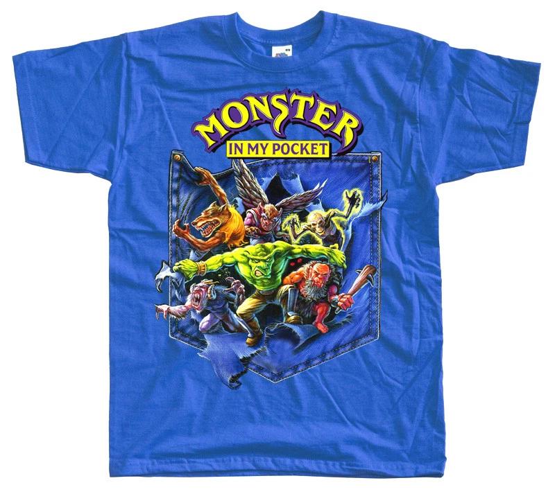 Monster In My Pocket Nintendo Famicom NES Game COVER T-shirt S-5XL BLUE S
