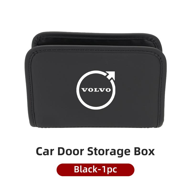 Car Leather Center Organizer For Volvo XC60 S60 V40 V60 XC40 V70 XC90 V90 V50 S90 S80 C30 S40 XV40 S70 XC70 Polestar