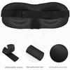 Comfortable 3D Design Sleep Mask 100 Percent Light Blocking Soft Thickened Eye Cover for Sleeping Travel Relaxation Eye Mask