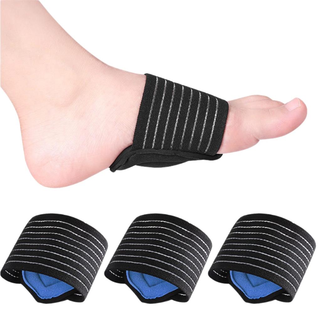 1Pair Thick Orthopedic Insoles Arch Support Pads for Flat Foot Plantar Fasciitis Heel Pain Relief Foot Care Bandage