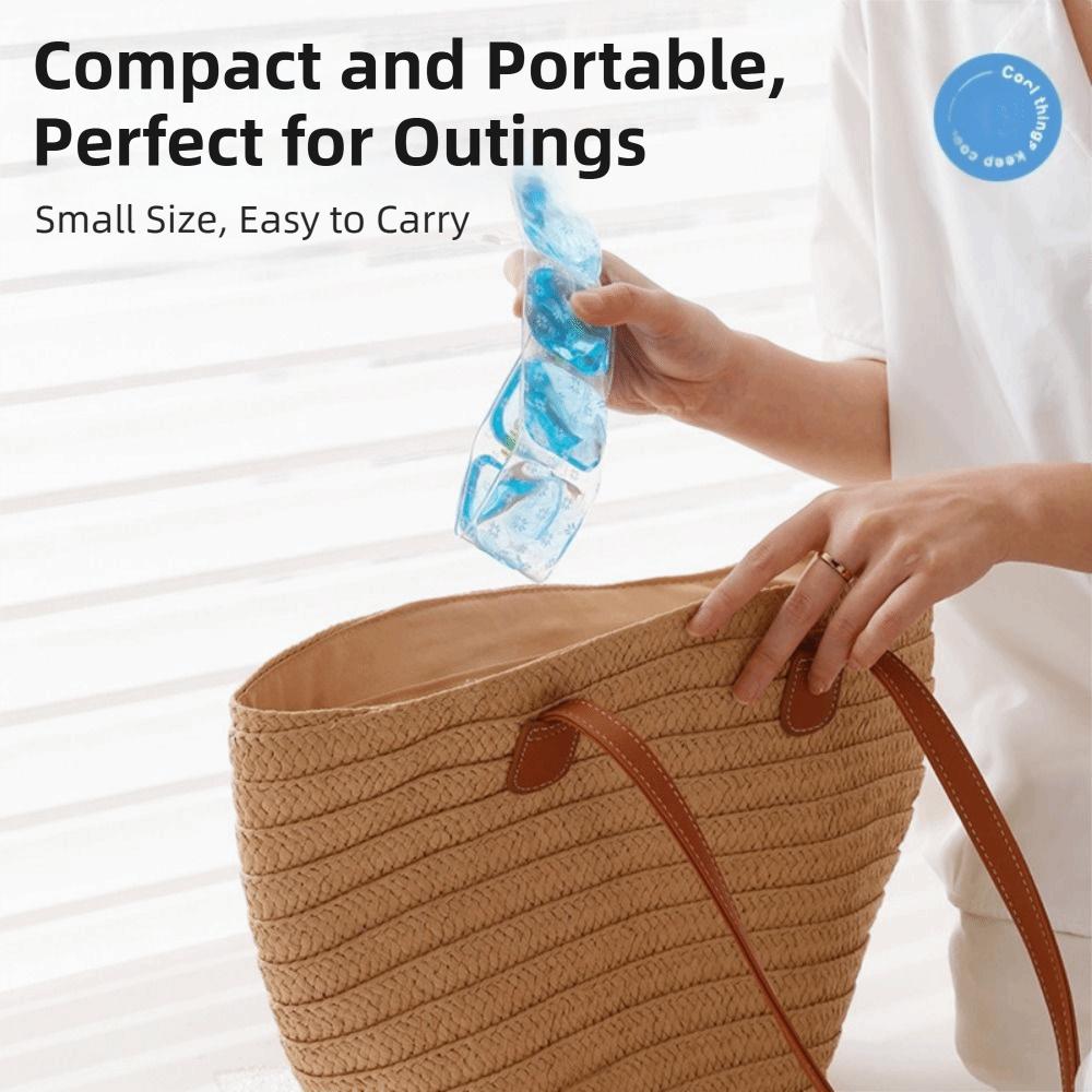 Summer Gadget Neck Cooler Collars 18/28 ℃ Neck Cooling Tube Ice Cushion Pillow Cooling Supplies