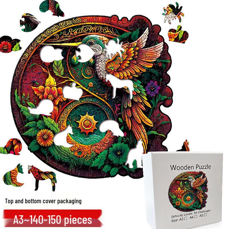 Irregular Animal Dog Penguin Wooden Puzzle in Stock