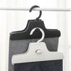 Coat Clothes Plastic Hanger With Strong Clamp For Wrinkle Prevention And Storage
