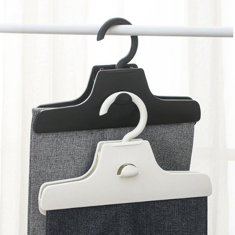 Coat Clothes Plastic Hanger With Strong Clamp For Wrinkle Prevention Storage And