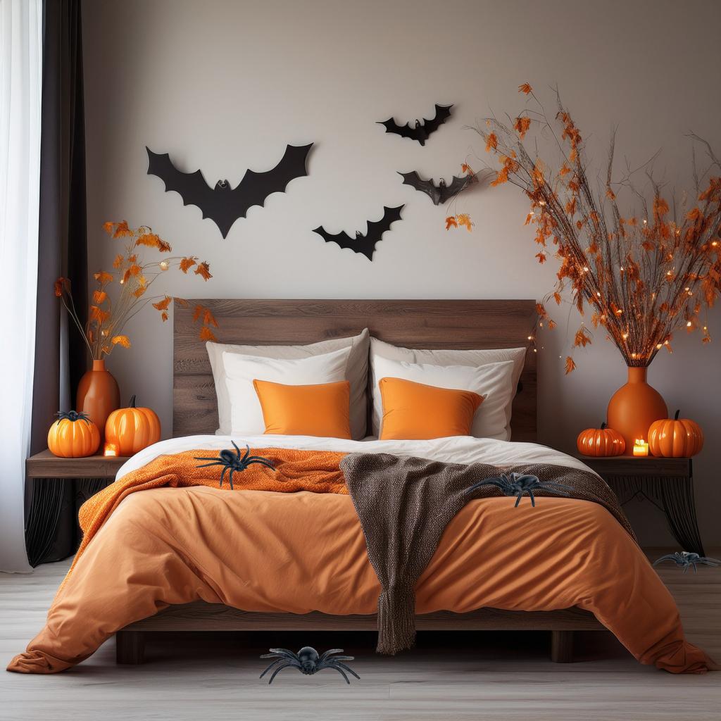 Projector flashlight with attachments, plastic, mix of Halloween patterns, battery-powered, 5 patterns, set