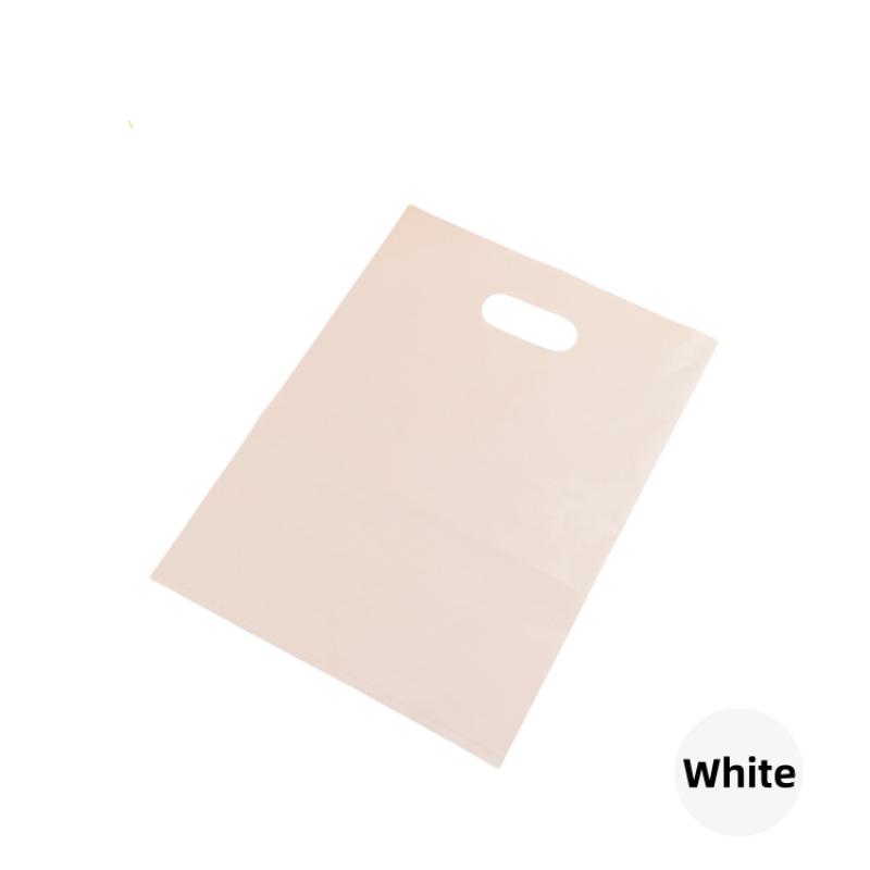 StoBag, 100 Pcs Customized Logo Multiple Color Shopping Bag With Handle Plastic Gift Bag (excluding printing fee)