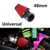 48mm Universal 45° Bend Car SUV Motorcycle Racing 3"Cold Air Intake Filter Kit