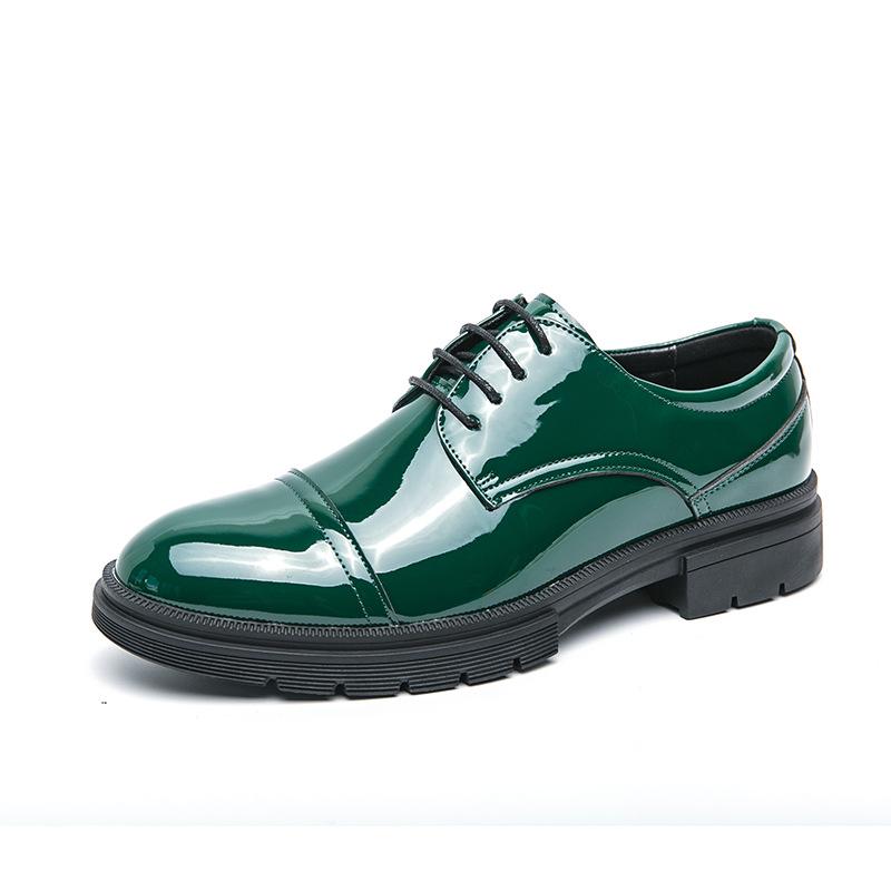 Large Size Men's Shoes Autumn Casual Leather Shoes Fashion Men's Business Shoes Trend Groom Wedding Shoes
