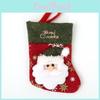 Christmas Restaurant Table Accessories With Santa Claus Elk Design And Holiday Gift Pouch