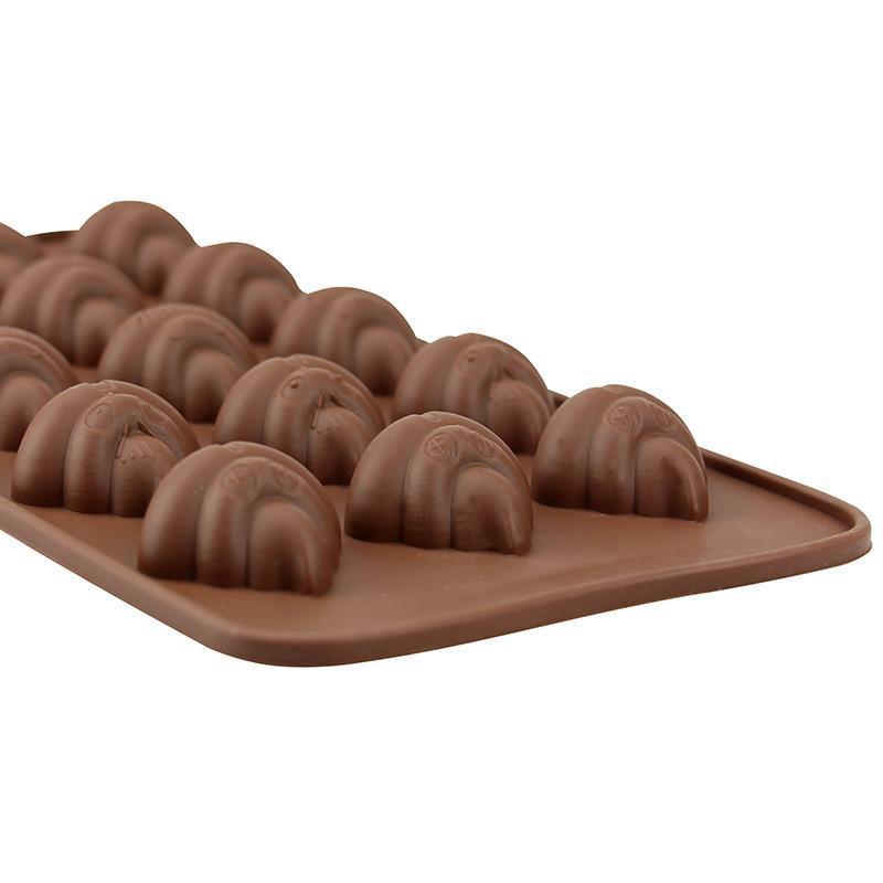 3D Sötbajsemoji Bajsform Chokladgodis Gelé Tårta Silikonform Bakverktyg