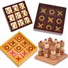 XO Tic Tac Toe Casual Puzzle Game - Wooden Tabletop Toy